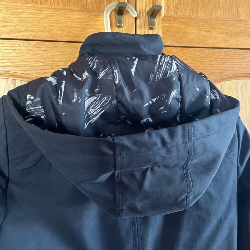 Women's Black Insulated winter Jacket - Picture 6 of 16